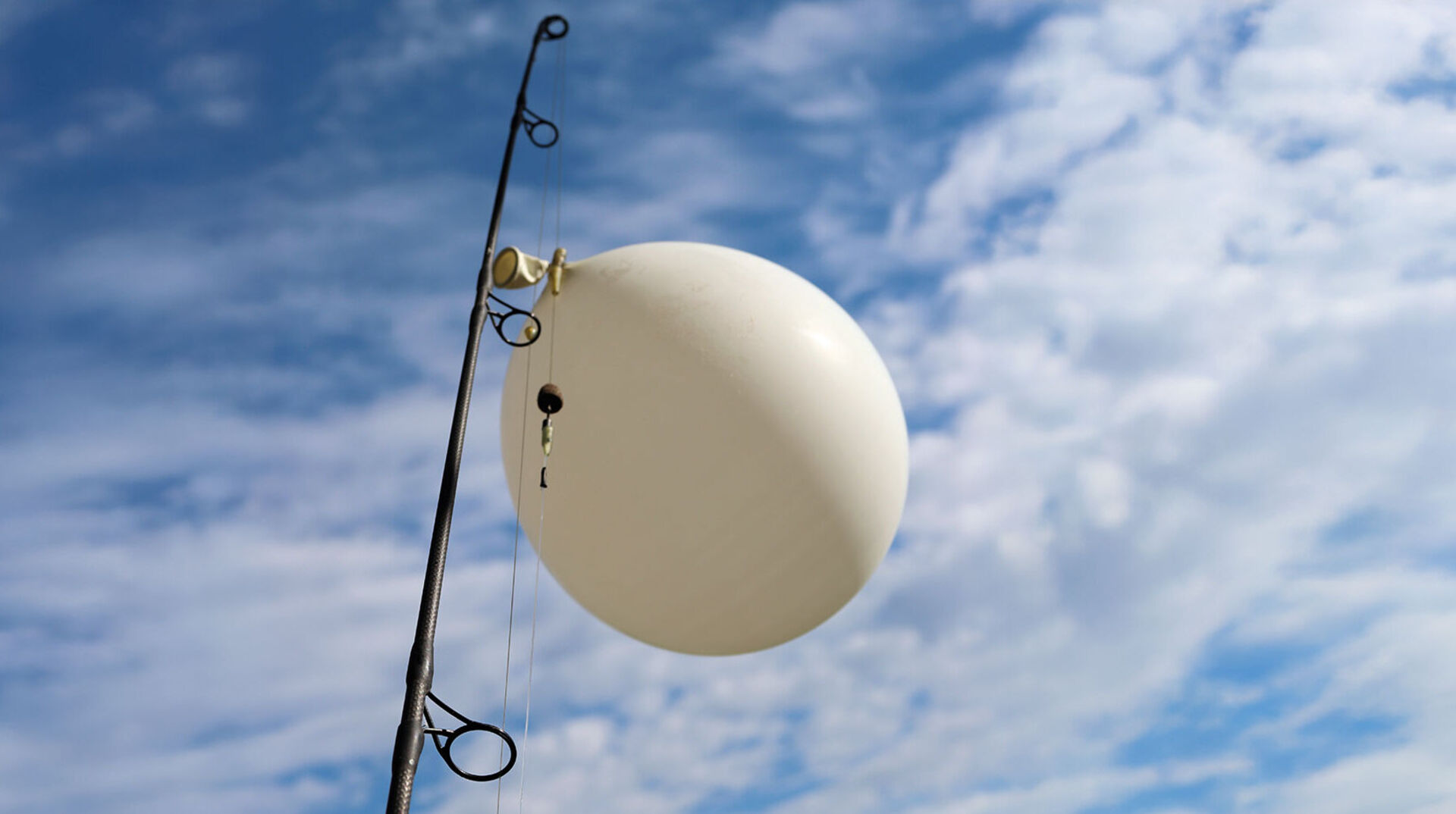 Köderfisch mit Luftballon