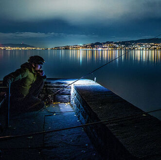 Nachtfischen in der Schweiz