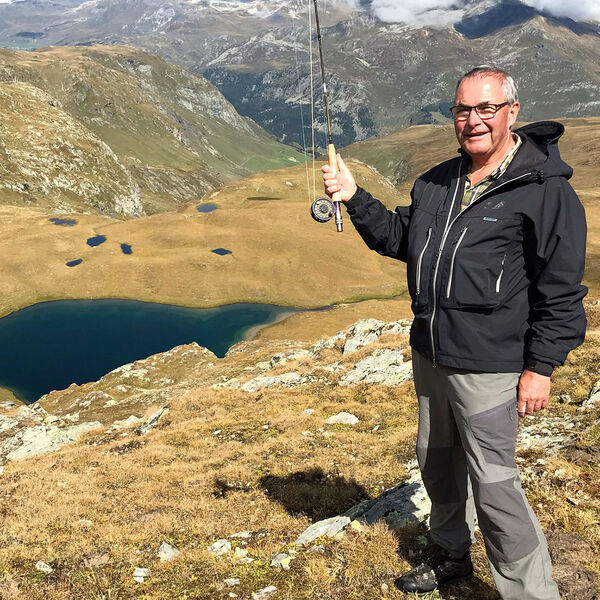 Fliegenfischen am Bergsee
