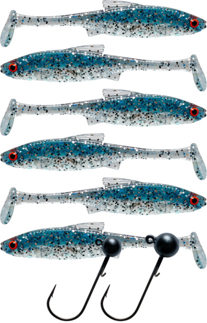 Fanatics Real Rider «Petri-Heil» avec 2 têtes de jig en tungstène