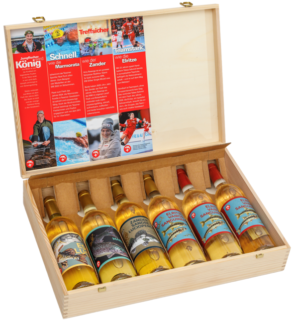 Coffret de collection de vins : Poisson de l'année